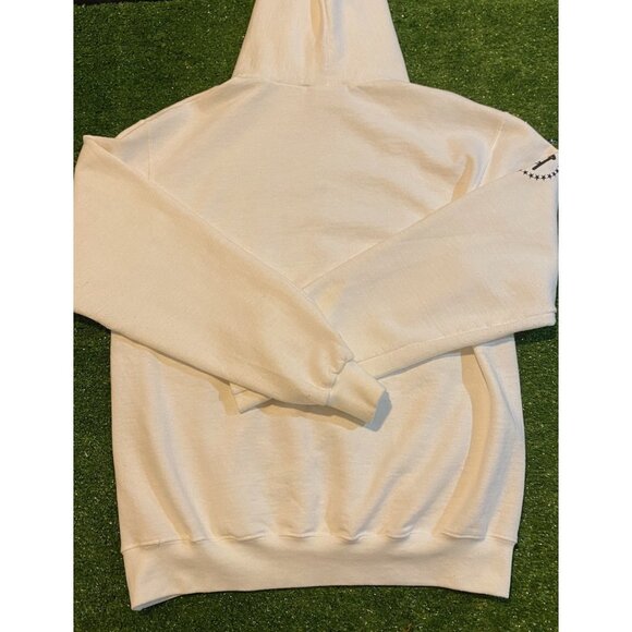 Barstool Sports hoodie mens medium white black positive vibes only champion J - Picture 13 of 15